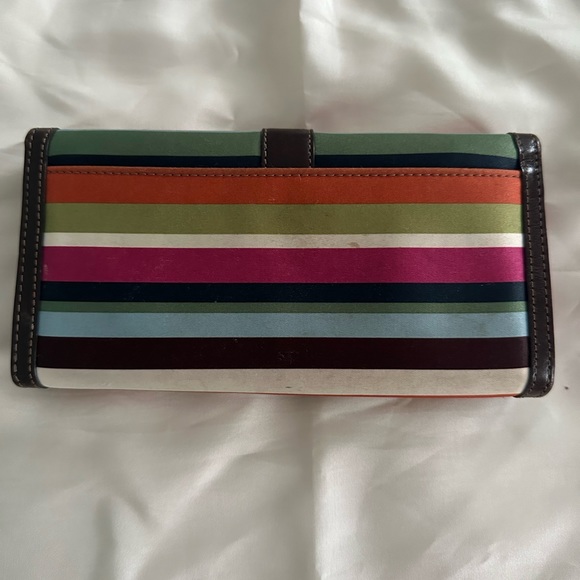 Coach Multicolor Striped Wallet* - Picture 2 of 4